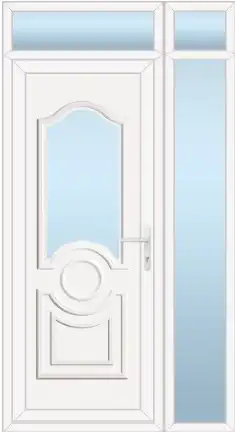 door with side panel